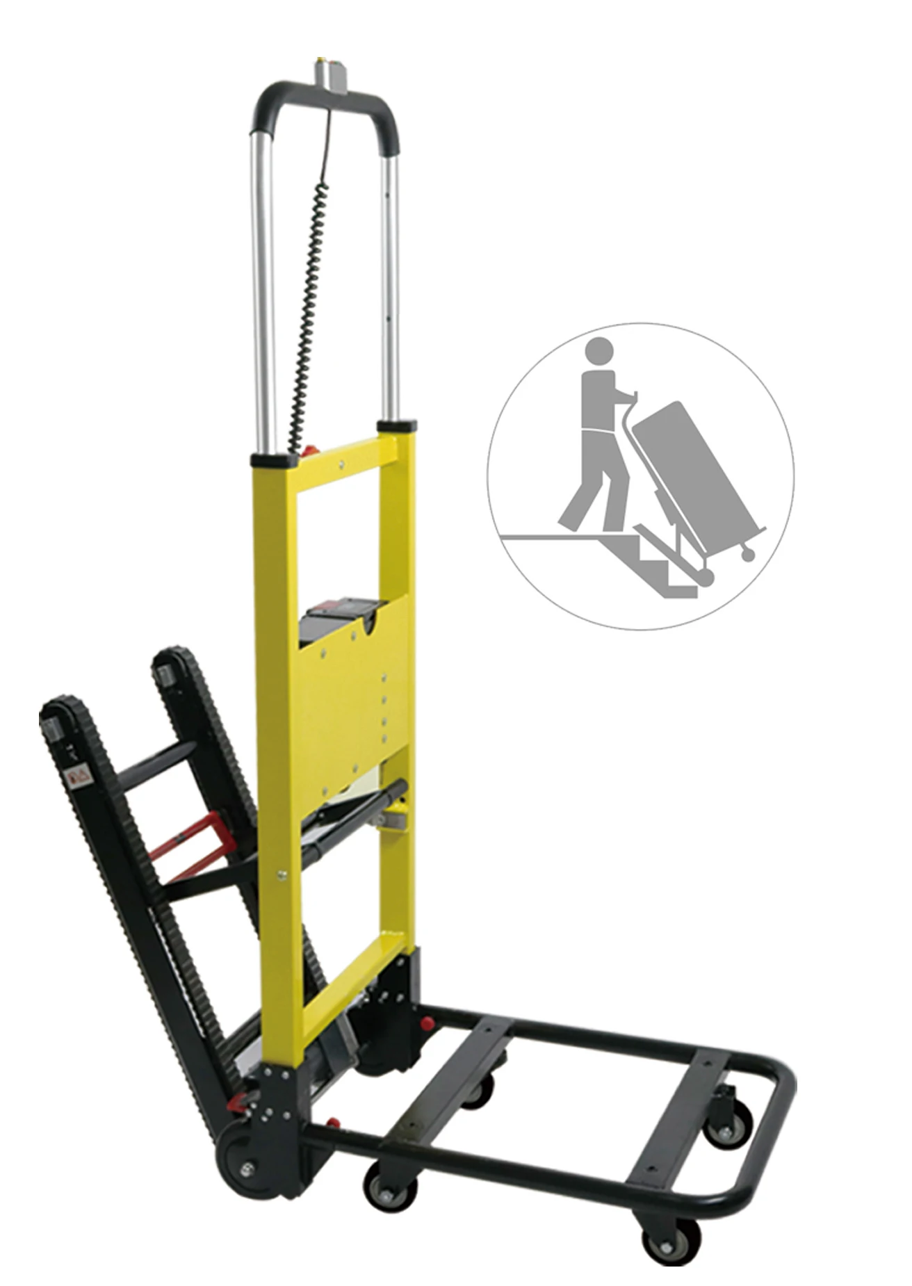 Heavy-Duty Electric Stair Climbing Trolley | Motorized Stair Lift Hand Truck For Warehouse, Logistics & Industrial Transport
