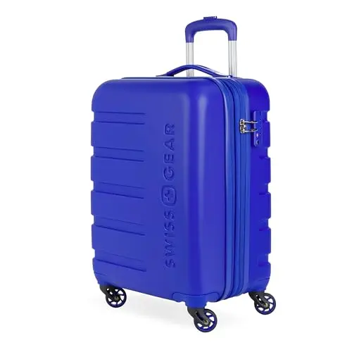 

Чемодан SwissGear 7366 Signature Hardside с расширяемым корпусом, колесами-спиннерами, замком TSA, подставкой для стакана, цвет кобальт, ручная кладь, 19 дюймов
