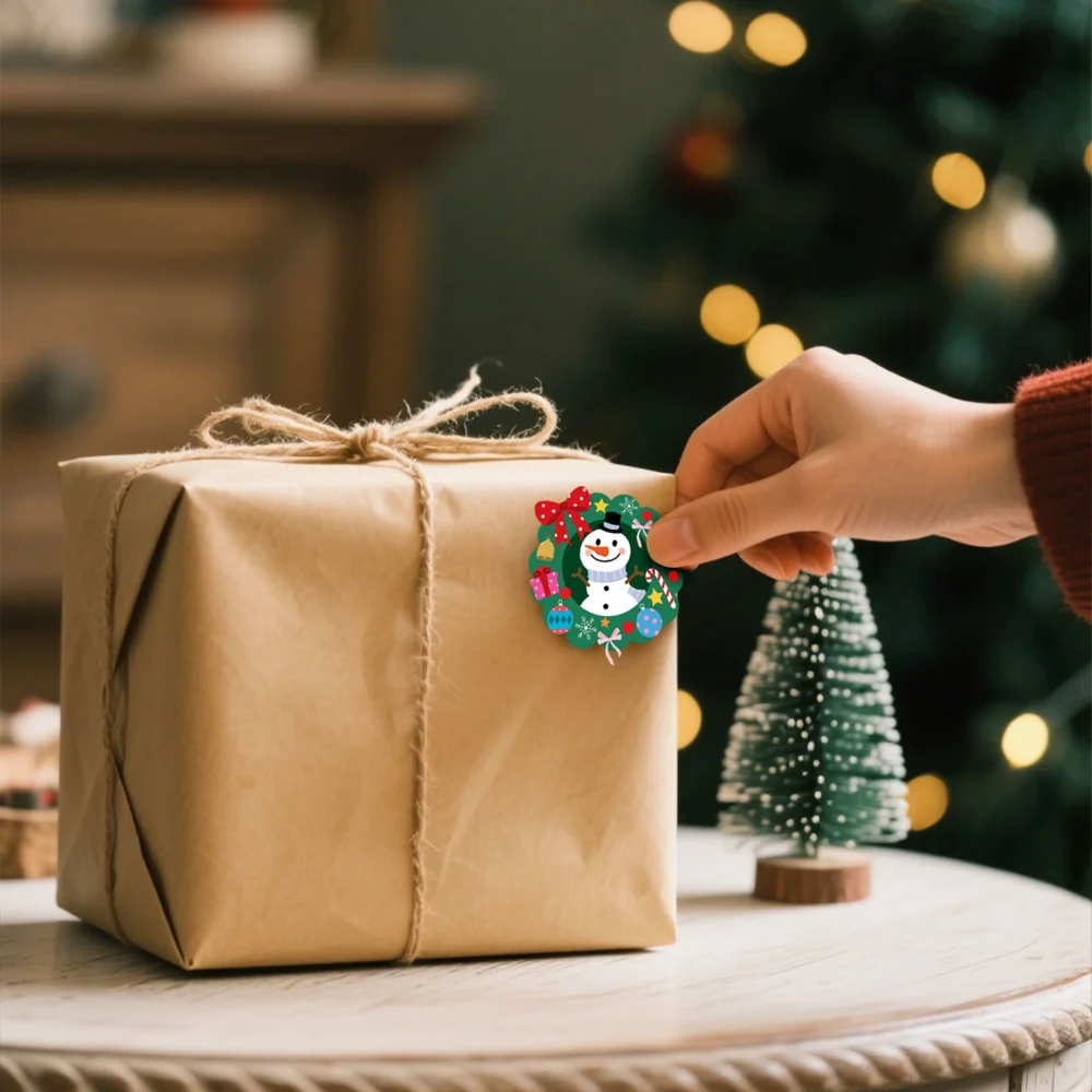 

Праздничная фестивальная наклейка, рождественская наклейка в стиле граффити для праздничной вечеринки, декор своими руками, запечатывание карт