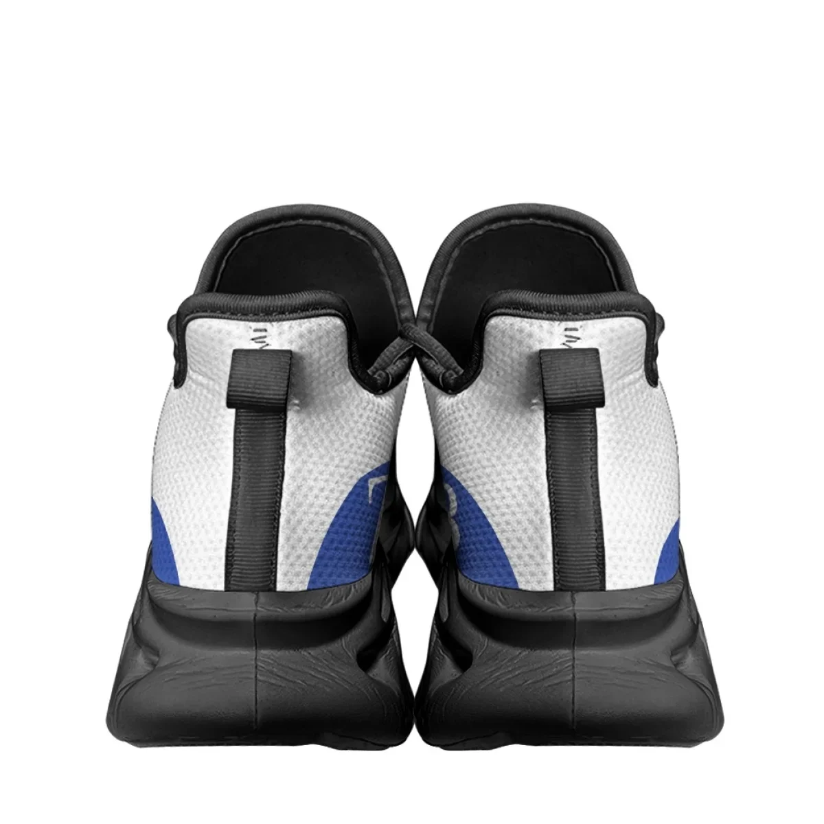 Blue White Zeta Phi Beta Pattern Female Men Autumn Winter Tennis Shoes Shock Absorption Lightweight Lace Up Breathable Sneakers