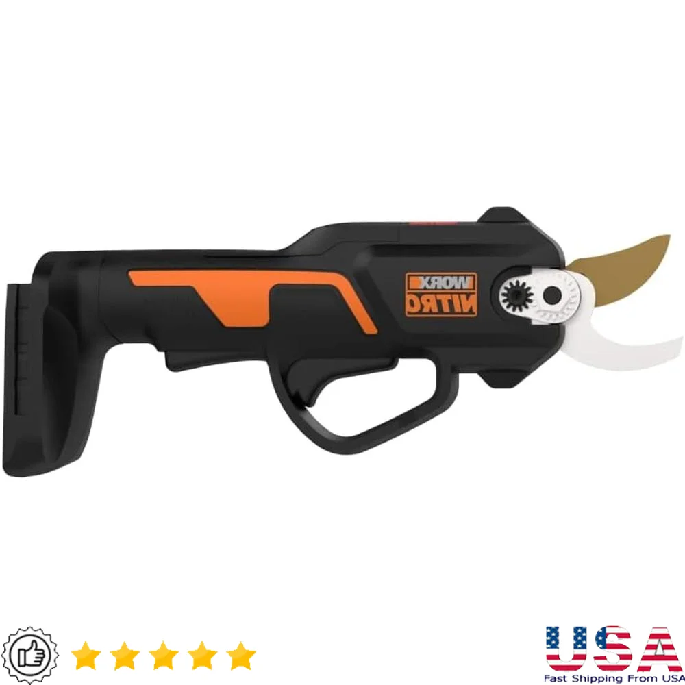 

20V Pruning Shear Lopper One Handed Operation Brushless Motor Titanium Blade Soft Grip Comfortable Cutting Power Tool