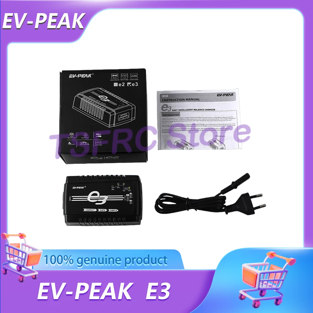 

EV-PEAK E3 30W/3.0A Easy Intelligent Charger