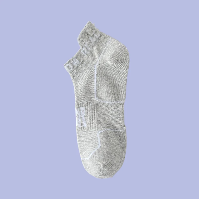 Chaussettes dépistolet antes en coton pour hommes, absorbant la sueur, bas décontractés, sport, bateau simple, mince, grande taille, été, nouveau, 5/10 paires