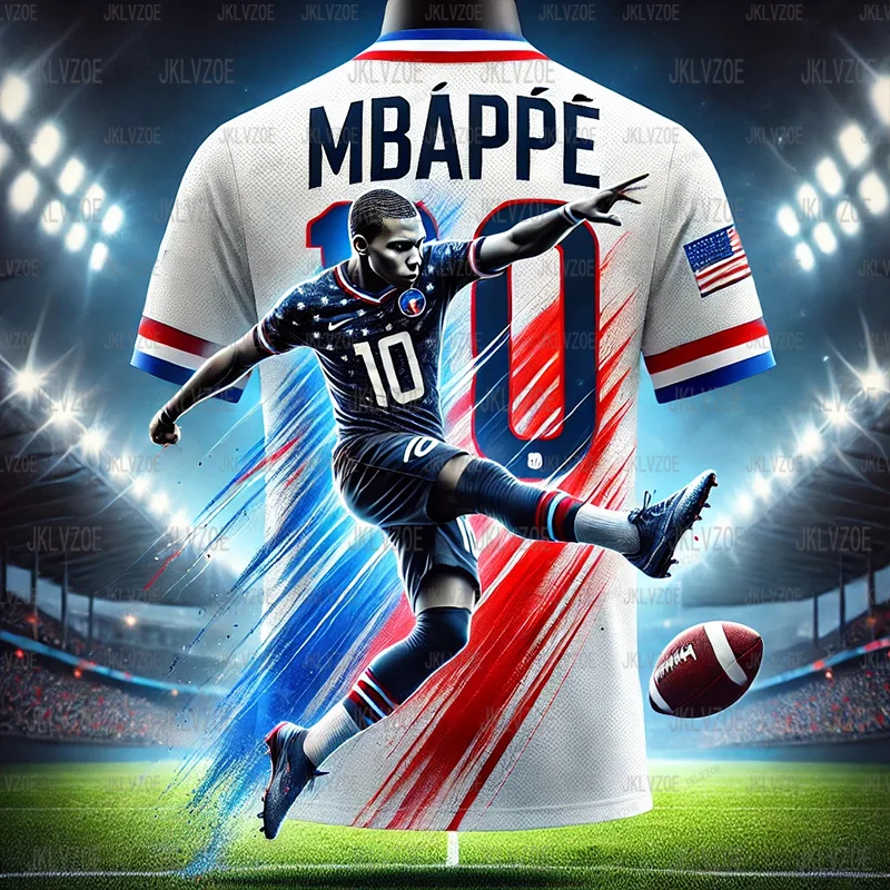 New 24/25 Summer Football Jersey Breathable Tees CHATGPT Design Edition Jersey Special Mbappe 10 Soccer Jersey For Kids/Adult