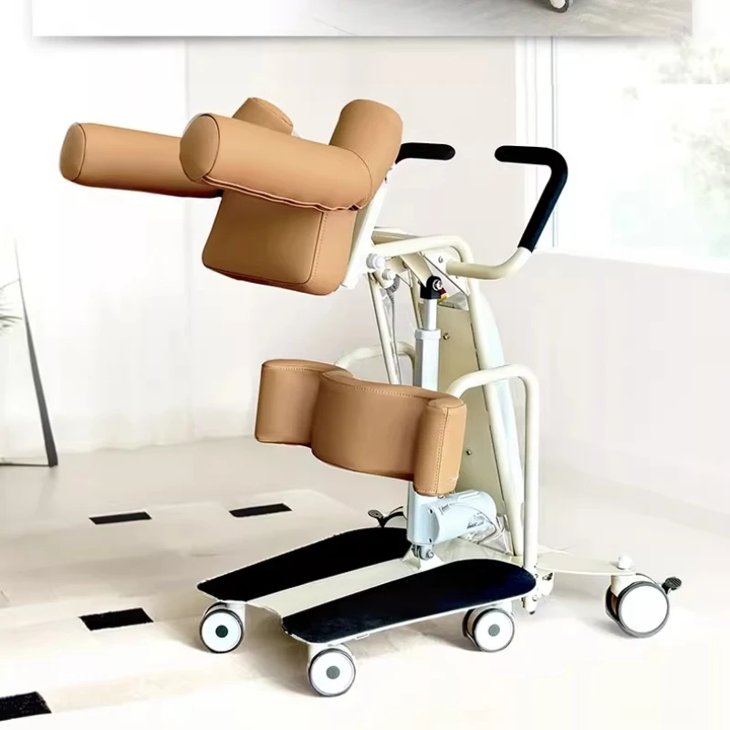 

Electric lift-free machine auxiliary care shifter
