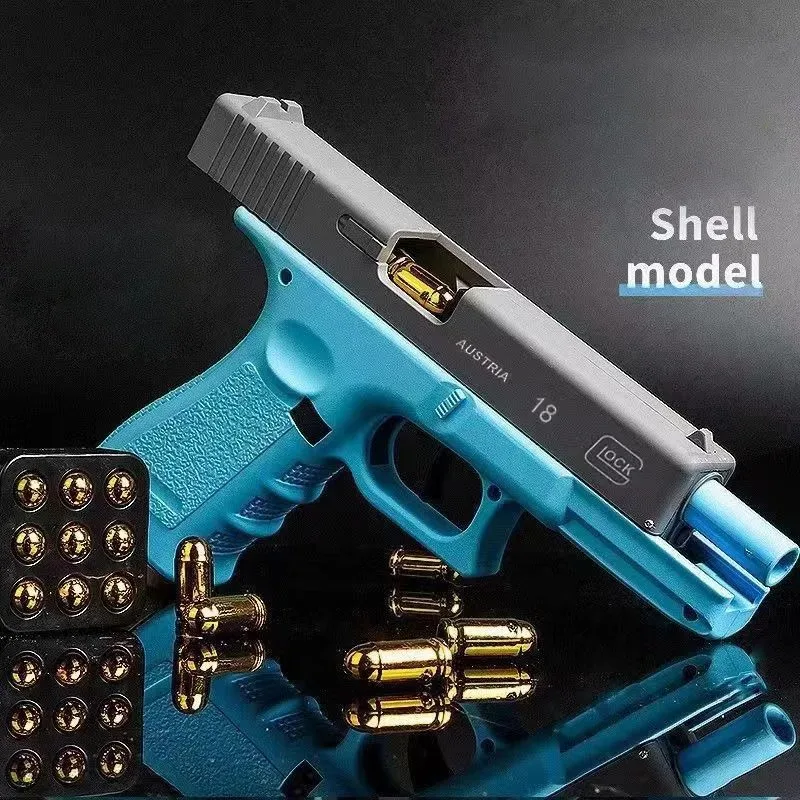 

Automatic Shell Ejection G17 Toy Gun Pistol Children CS Shooting Weapons for Kids Boys Birthday Gift