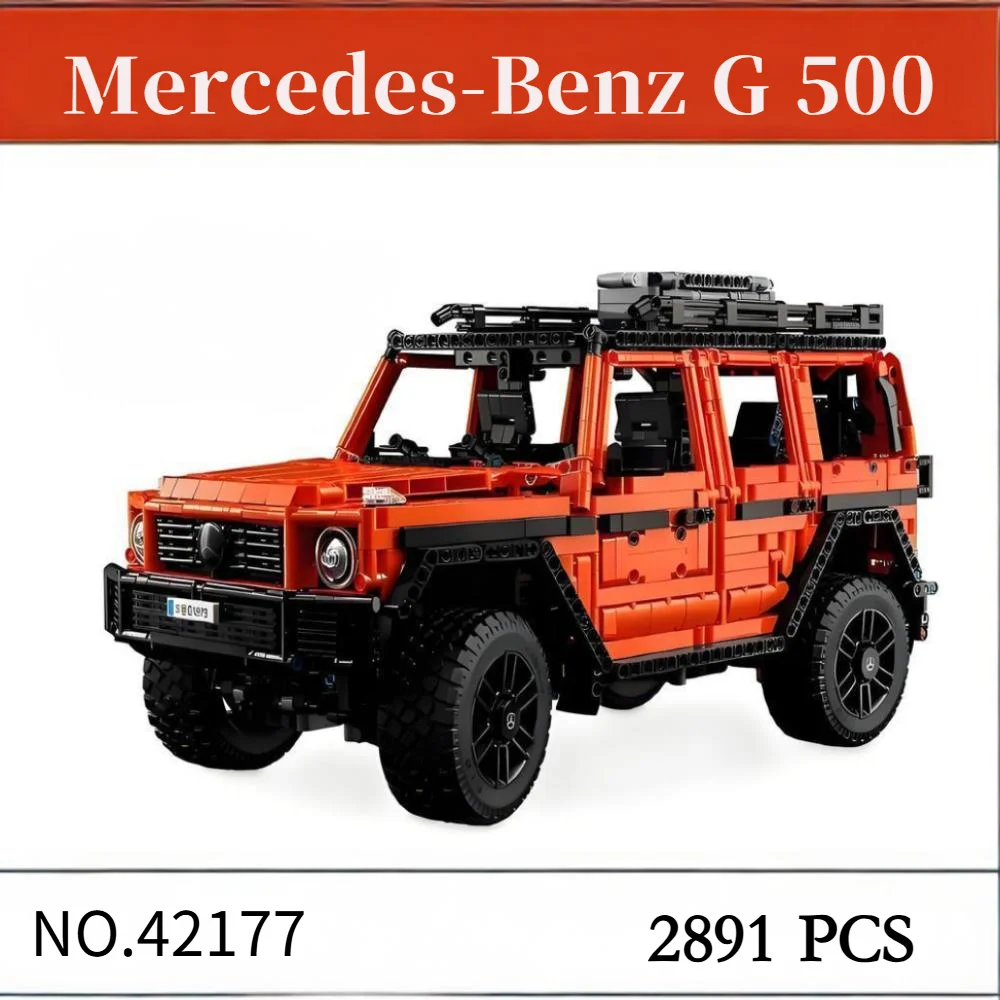 2891 Stück beliebtes Spielzeug G 500 PROFESSIONELLE Linie Geländewagen Automodell SUV Jeep