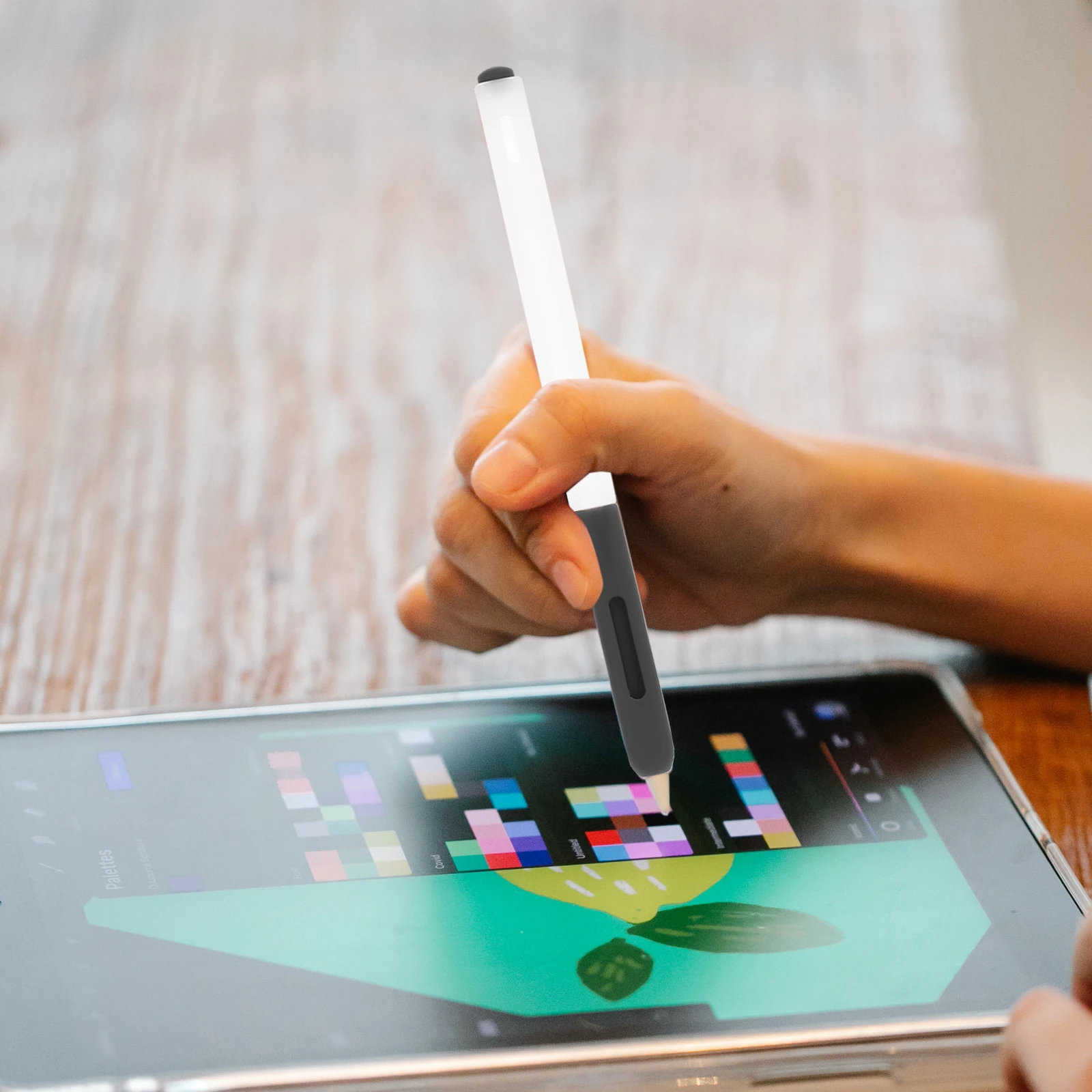 

Silicone Pencil Sleeve Translucent Pen Cover Antiseismic Design for Pencil 2 Practical Stylish Gift Stylus Cover