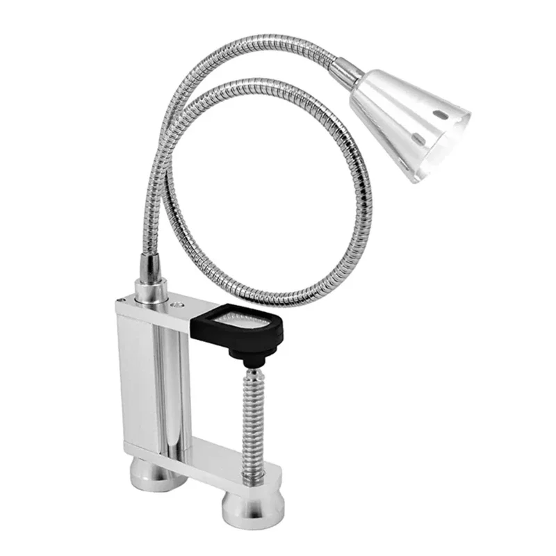 Suitable for banquet halls, outdoor and indoor barbecue lights, magnetic LED lights, adjustable flexible gooseneck screw clip