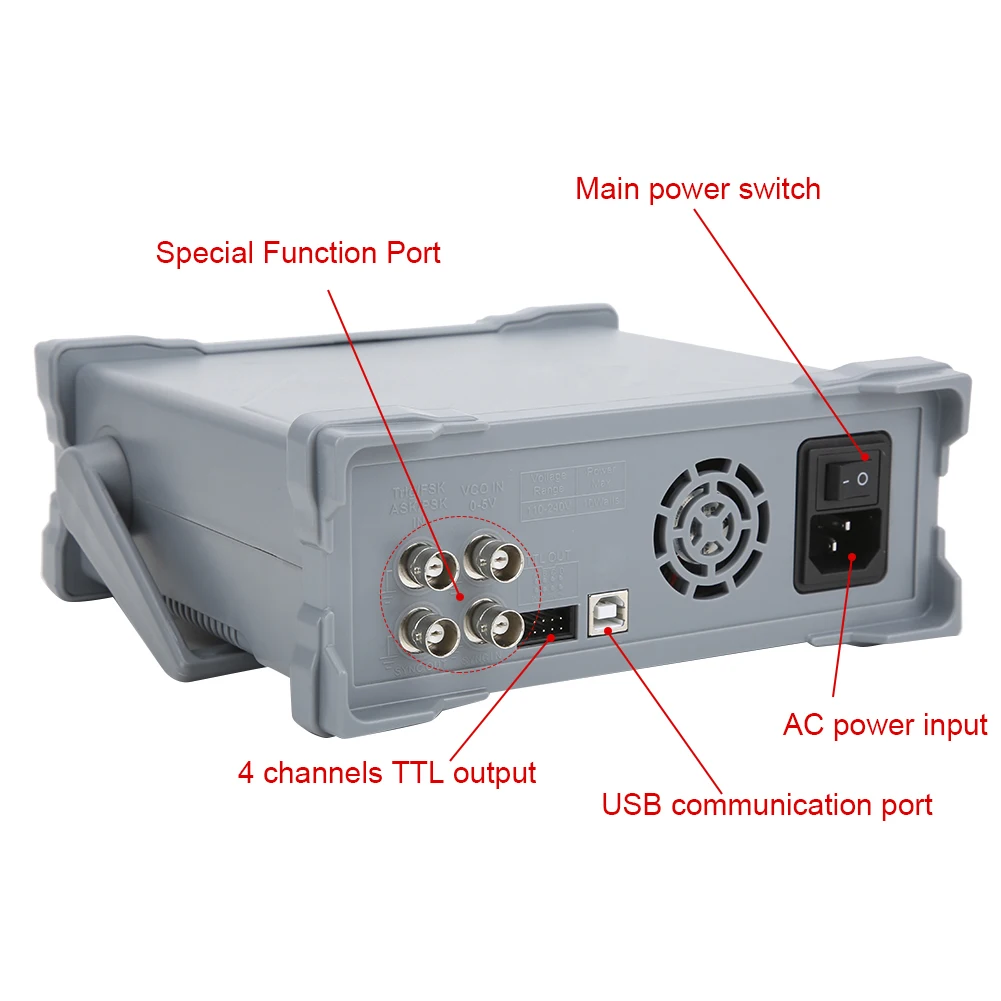 3-Channel Function  Generator Arbitrary Waveform  Generator 4 TTL Level Output  Source Board  Generator