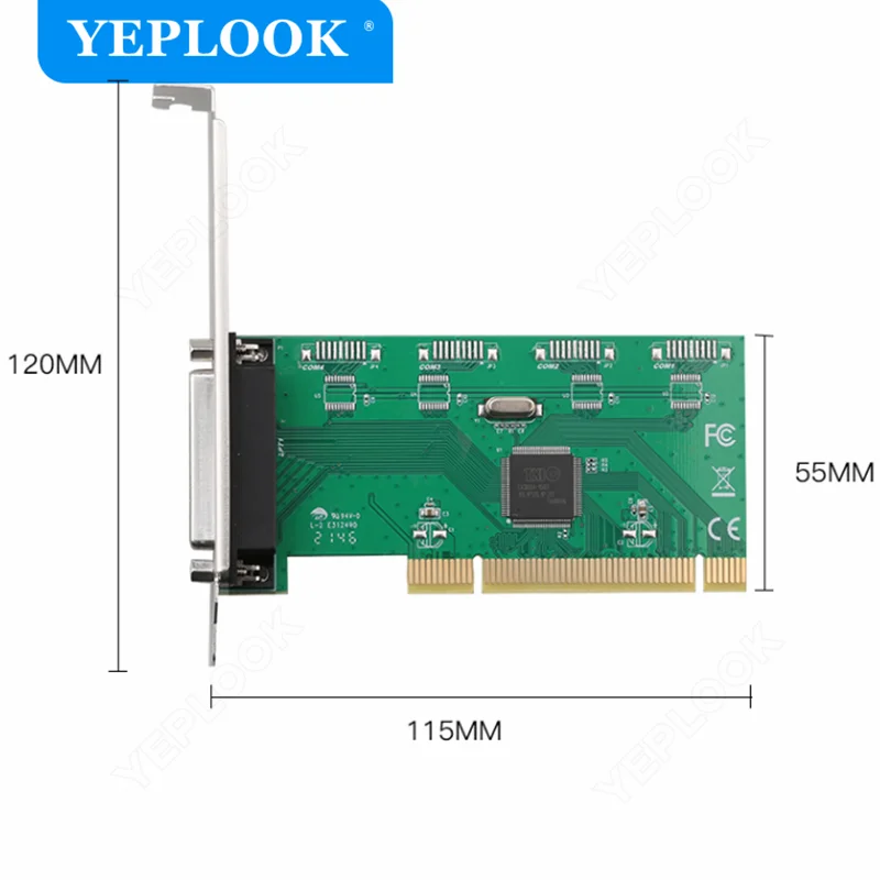 Imprimante LPT PCI vers DB25, 25 broches, Port parallèle, carte d'extension parallèle, adaptateur, contrôleur, Chipset TXIC/TX382A pour ordinateur de bureau