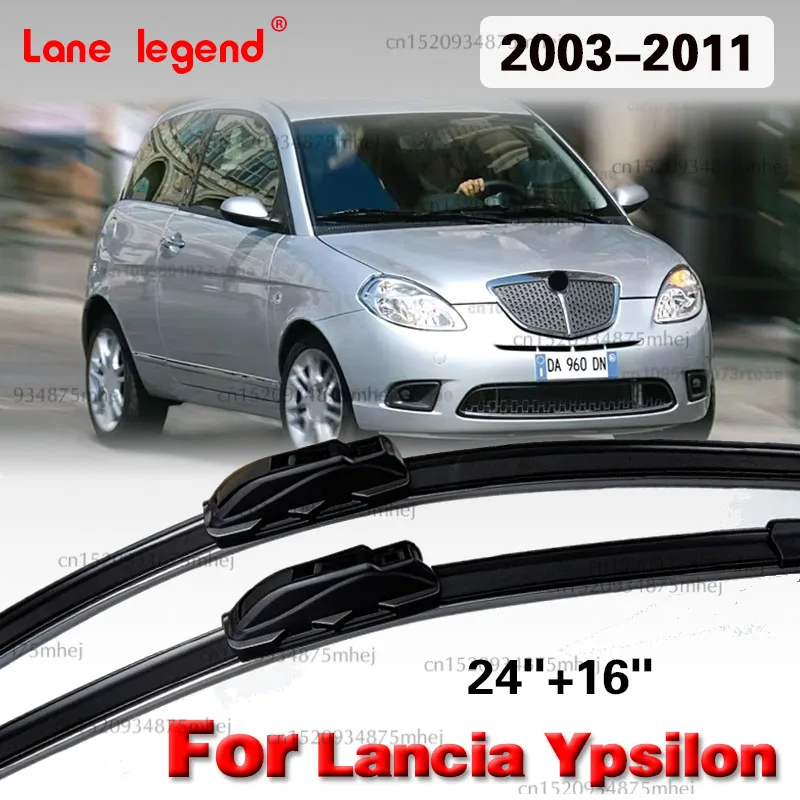 for Lancia Ypsilon 2003-2011 2010 2009 2008 2007 2006 2005 U Hook Type pursuit of excellence Car Front Windscreen Wiper Blade