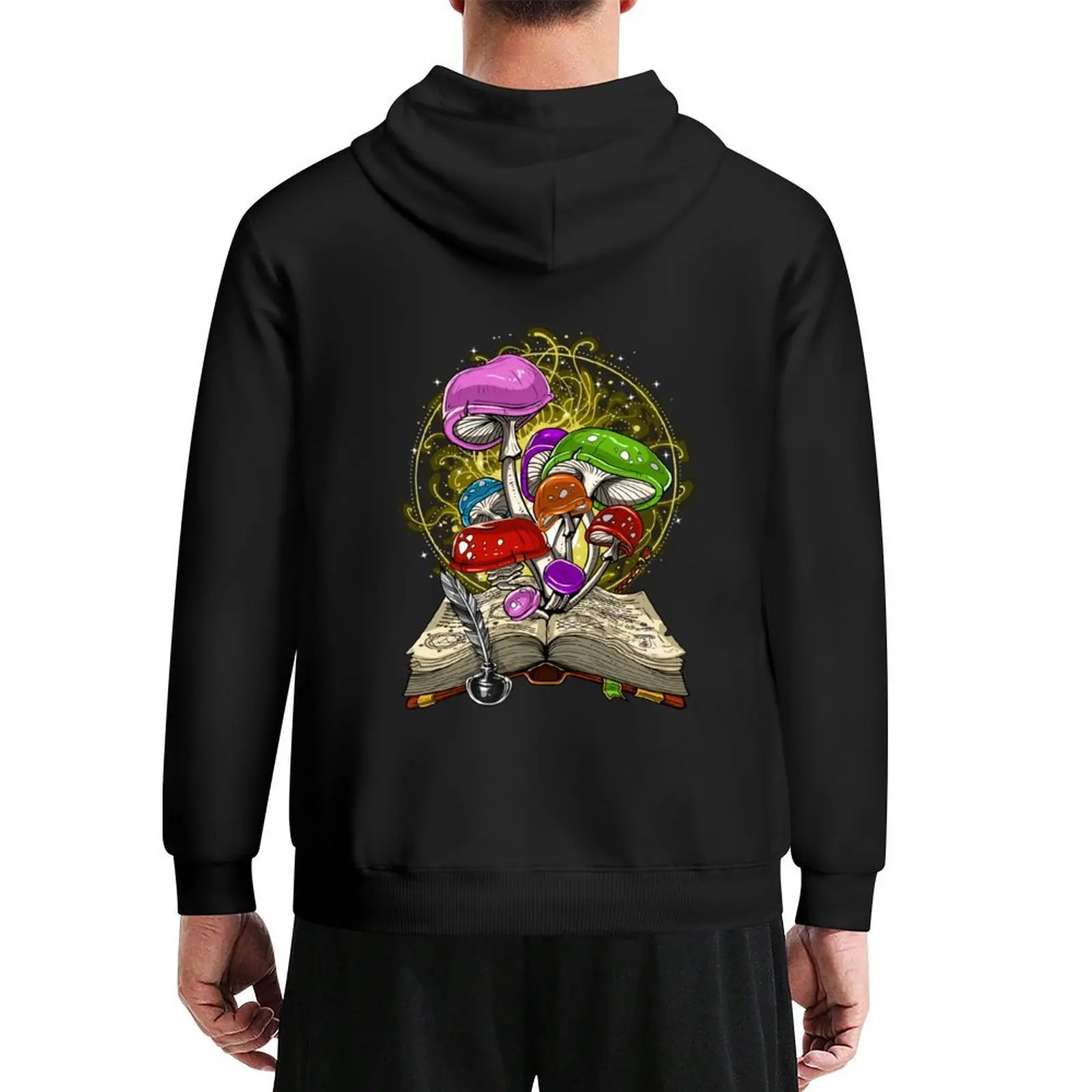 

Fantasy Magic Mushrooms Hoodie men's sweat-shirt winter clothes mens clothes anime clothes autumn hoodie