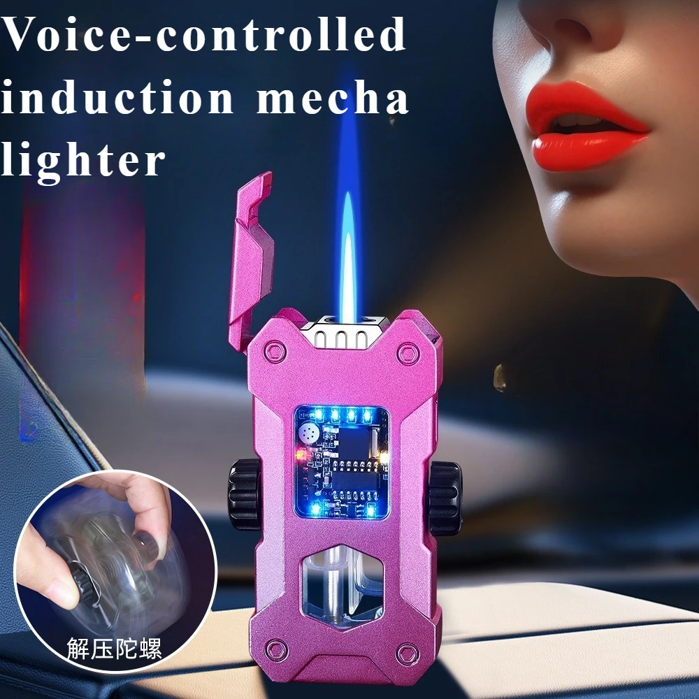 

2026 New High-tech Voice-controlled Ignition with 4 Intelligent Ignition Methods Inflatable Lighter High-end Gift