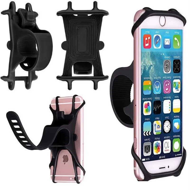 Универсальная коляска, силиконовый держатель для телефона, аксессуары для детской коляски, держатель для мобильного телефона для коляски, велосипедный кронштейн с GPS-креплением