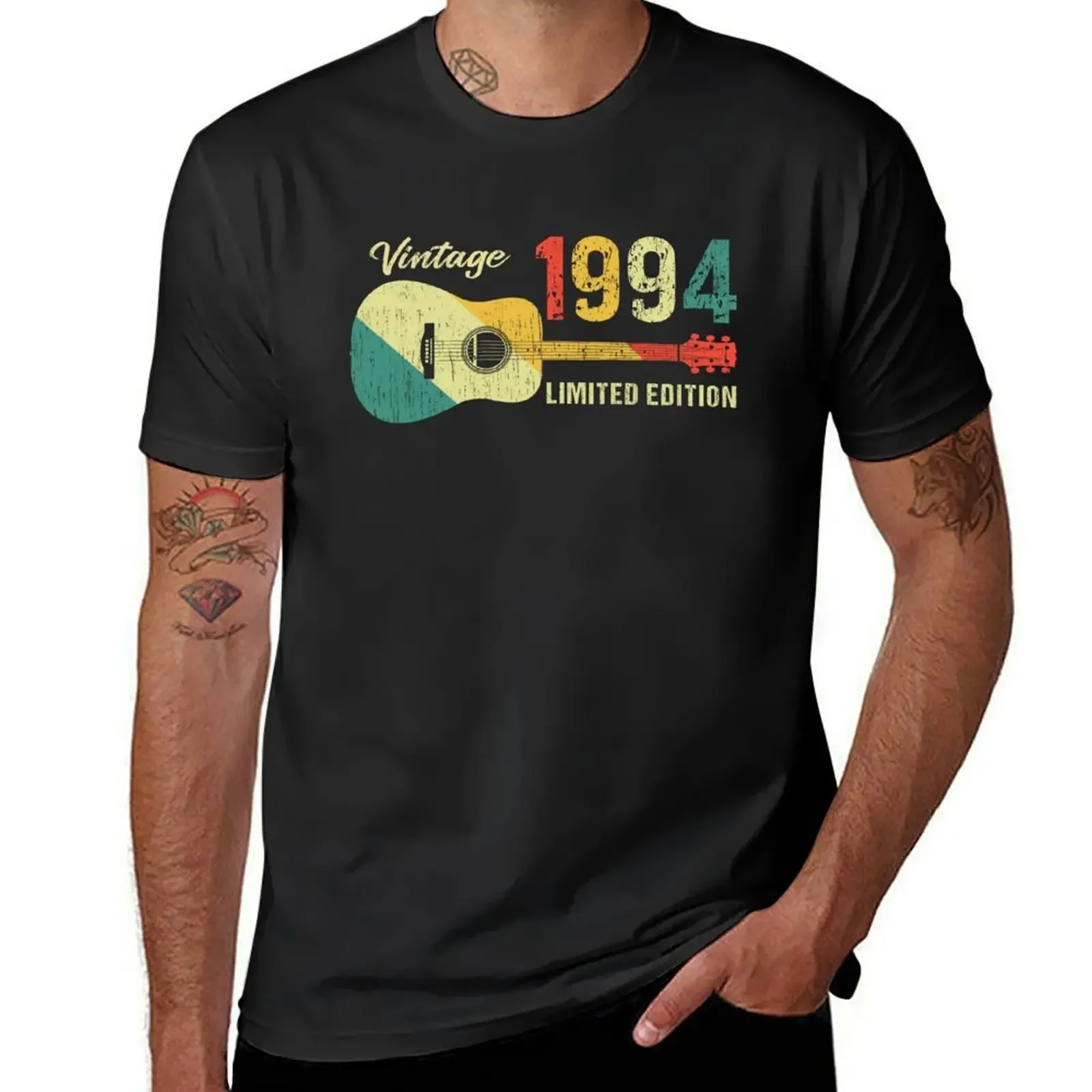 

Vintage 1994 Birthday Idea Acoustic Guitar Lover Guitarist T-Shirt cute clothes Blouse mens shirts graphic tee