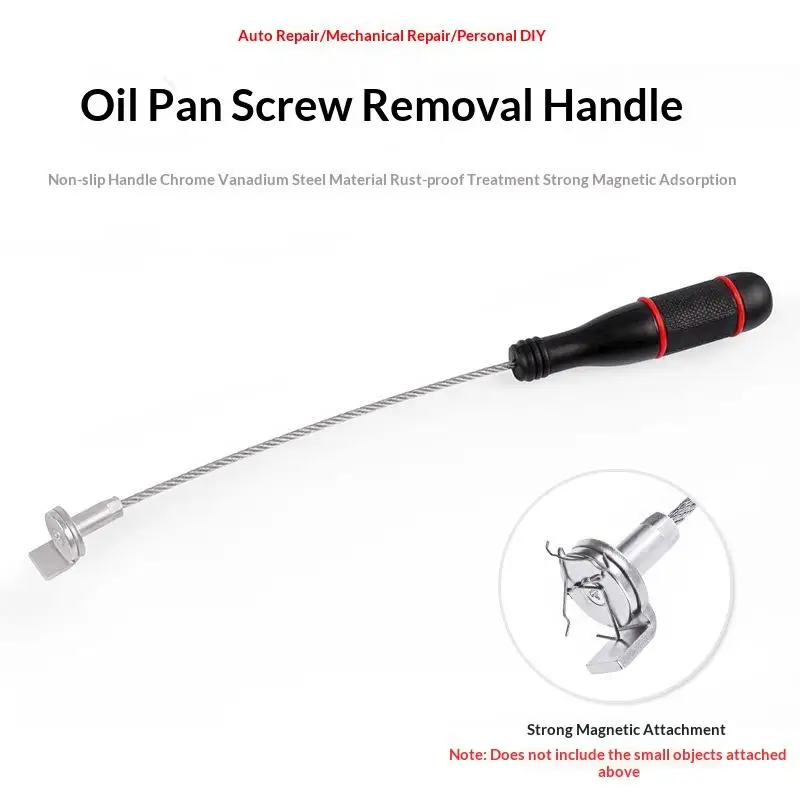 Oil Drain Screw Remover Anti-Scalding Magnetic Oil Pan Removal Tool Car Repair Accessories