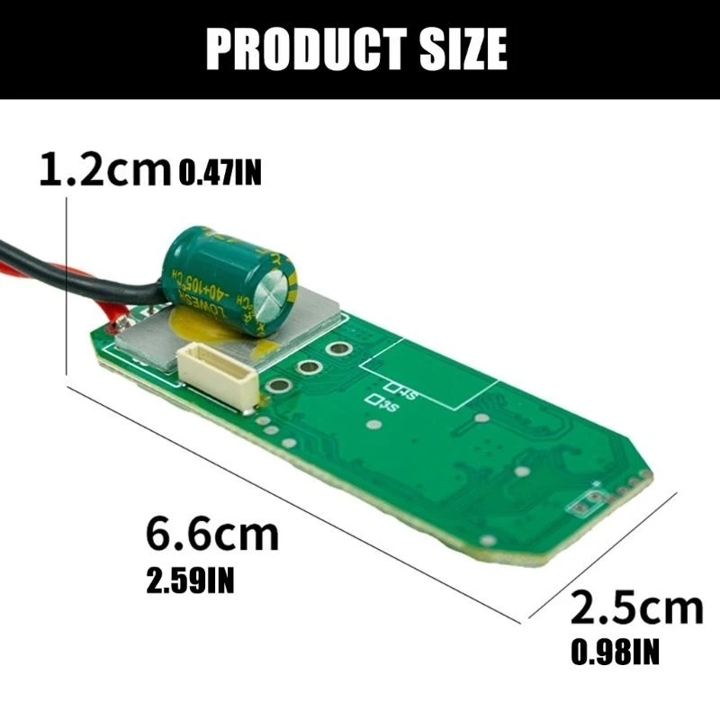 Reliable 16.8V Brushless Lithium Drill Controller Circuit Board for Repair Tasks high quality
