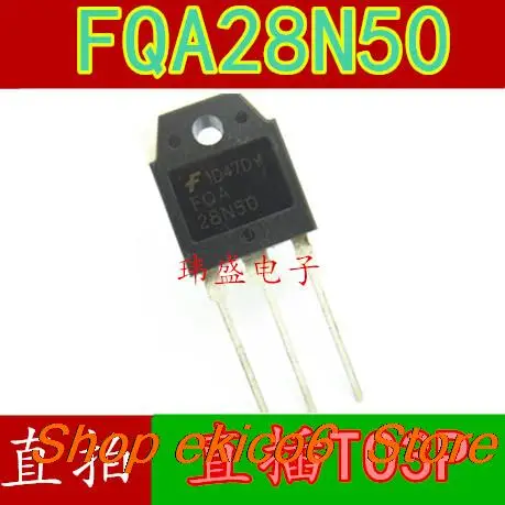 

5 шт., FQA28N50 28N50 MOS TO3P 500V28A