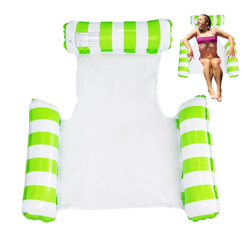 أرجوحة مائية كرسي قابل للنفخ عائم للسباحة، حلقة سباحة على البحر، لعبة حفلة حمام السباحة، سرير صالة لإكسسوارات السباحة
