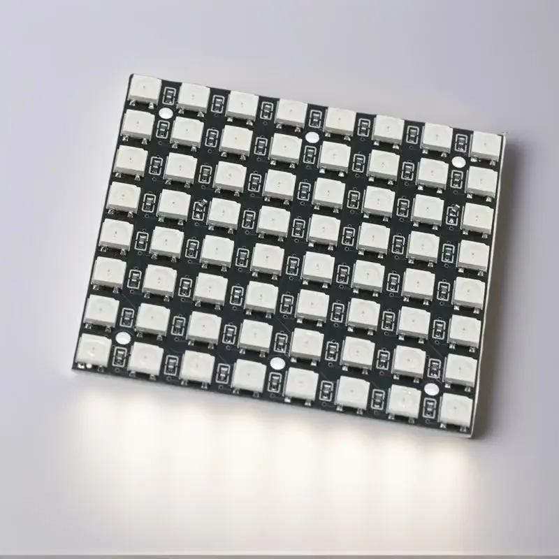 1Pcs Built In Full-color Driver Color Light Development Board WS2812 LED 5050 RGB 8x8 64 Bit LED Matrix Module For Arduino