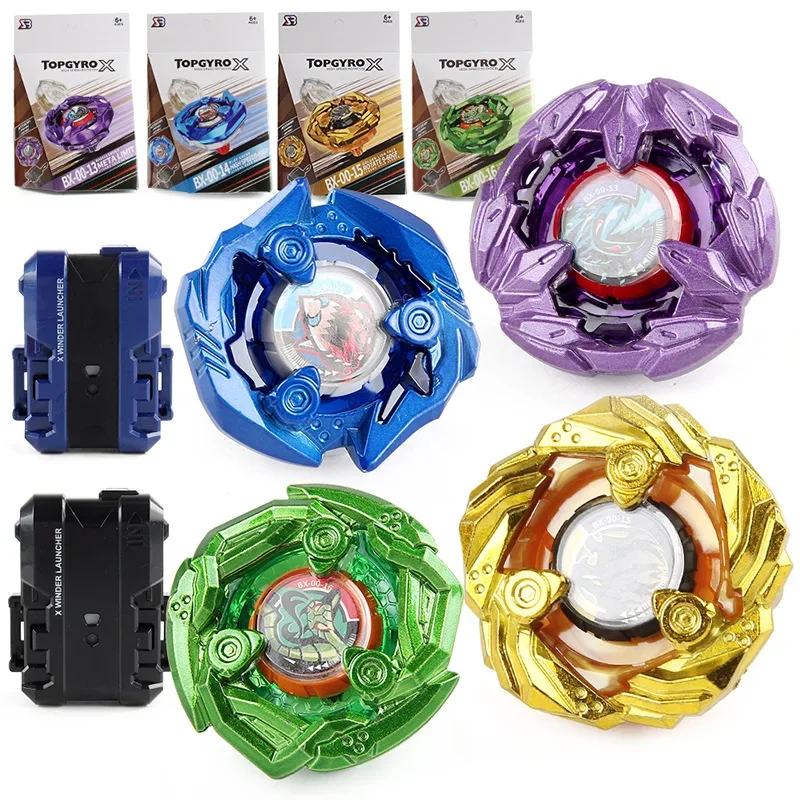 Burst Gyro X BX Heterochromatic Version Gyro Alloy Assembled Combat Gyro Toy with Launcher Takara Tomy Beyblade Fusion Metal