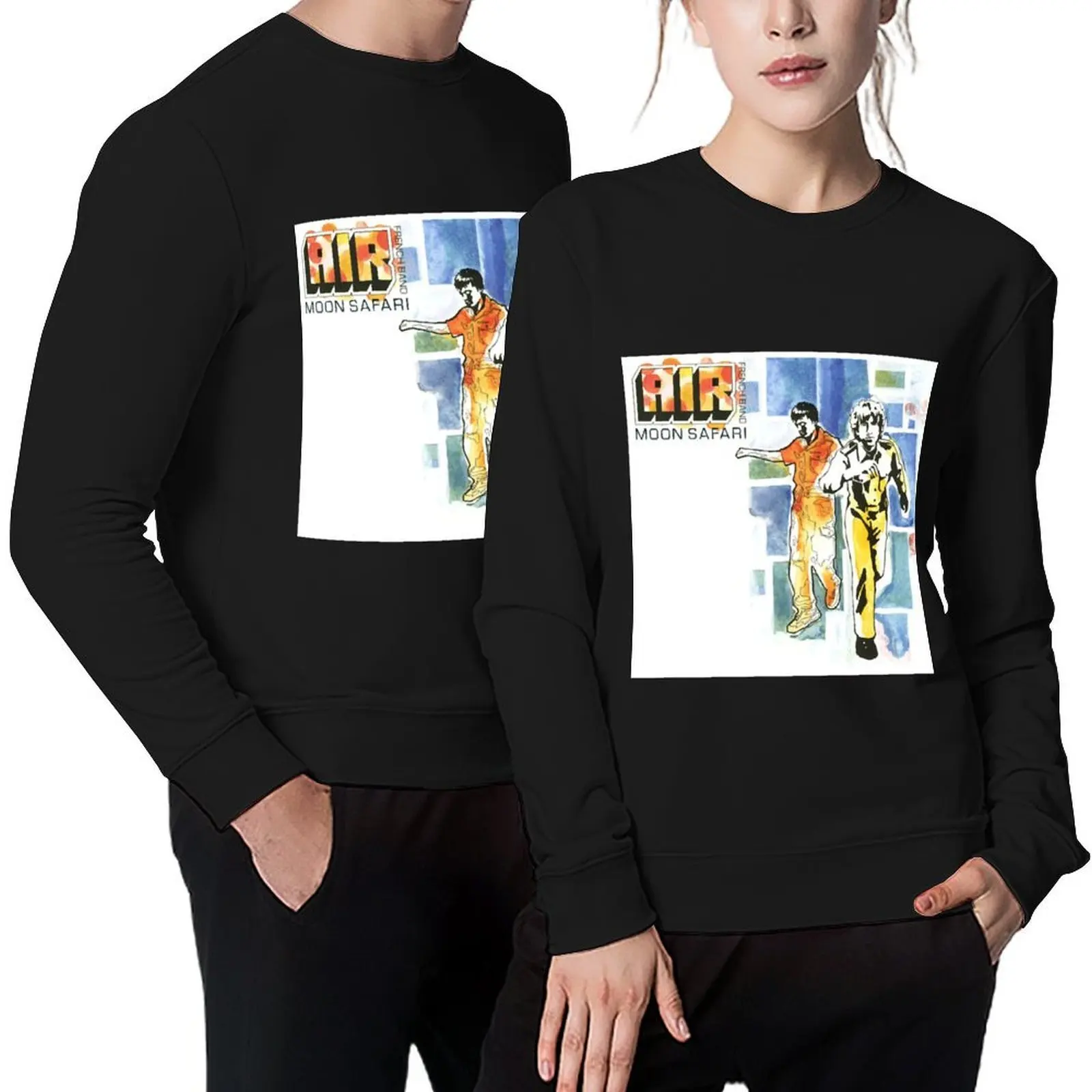 

Moon Safari Air Classic T Shirt Pullover anime clothes clothes for men men wear aesthetic clothing new sweatshirts