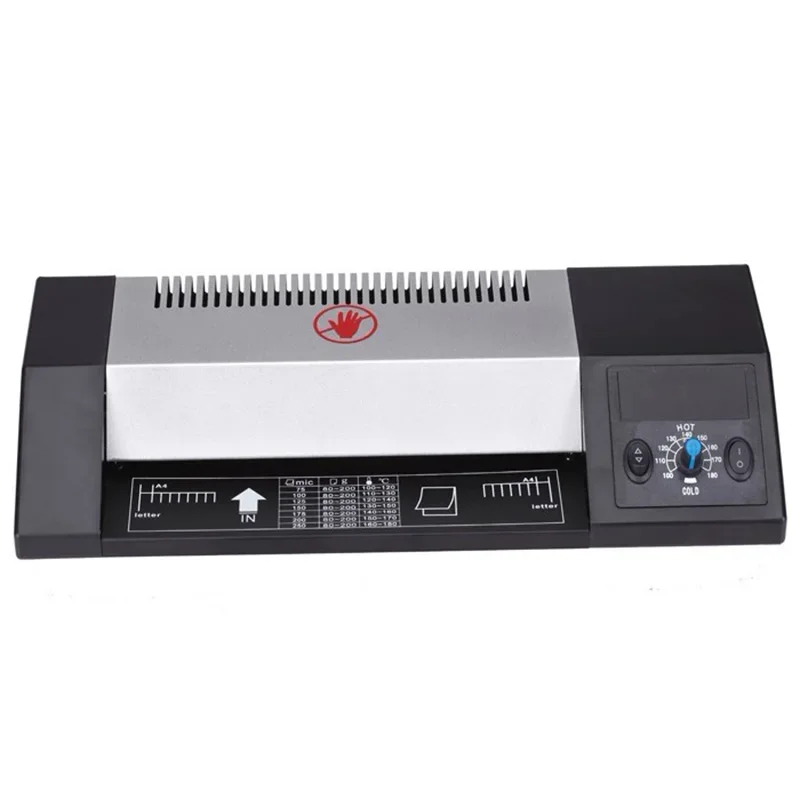 Office and Household Laminator Thermal Laminating Machine A4 Photo Photo Quick Preheating 4-roll System Laminating Machin
