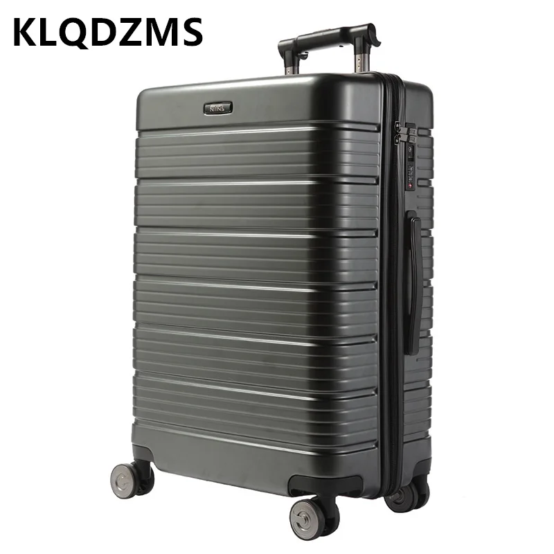 KLQDZMS New Luggage Business Travel Female Trolley Case 20 Inch Suitcase Cabin Portable Boarding Case With Wheel Suitcase Men