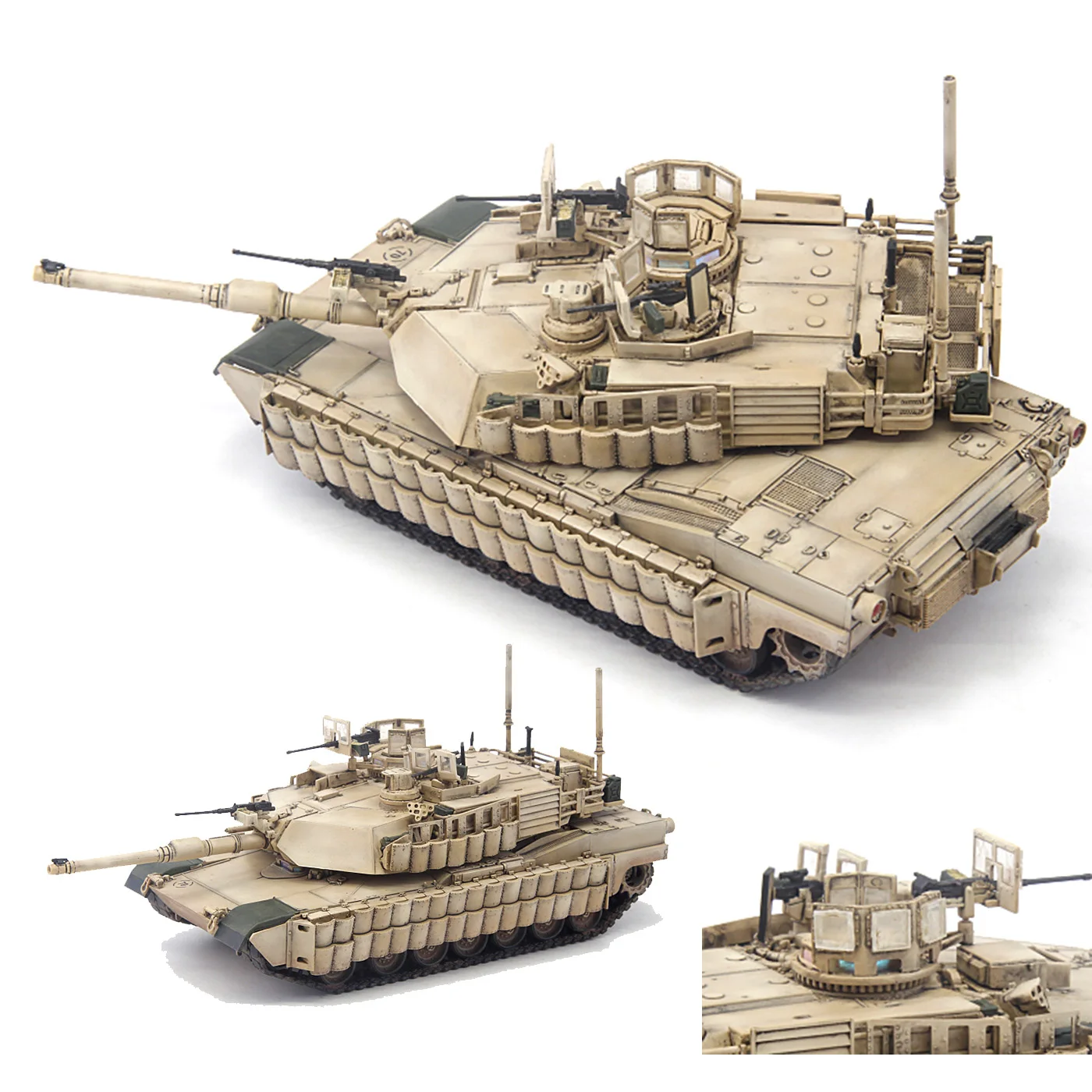 

1:72 Scale Plastic M1A2 SEP TUSK II Main Battle Tank Model Militarized Combat Track Type Classics Toy Adult Gift Static Display