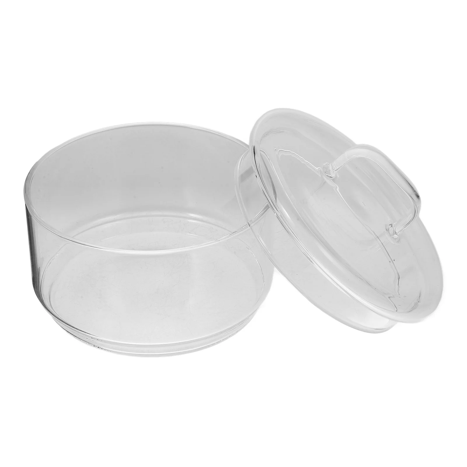 

Dinnerware Large Salad Serving Bowl with Lid Fruit Bowls Transparent Container Glass