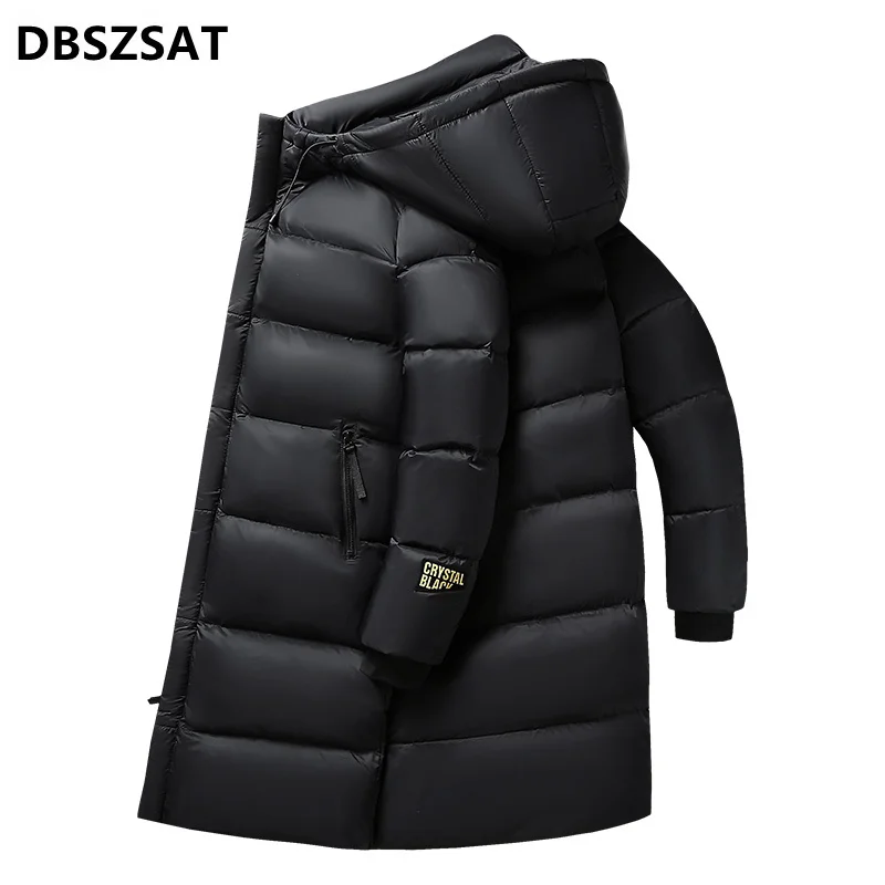 2025 Winterjassen Casual Lange Donsjassen Met Capuchon Dikkere Warme Parka 'S Nieuwe Mannenoutwear Winterjassen Afmeting 4xl