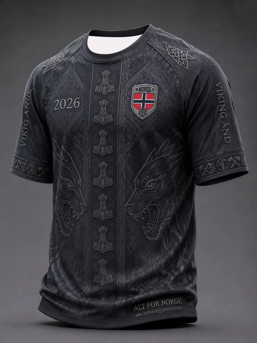 Norveç Futbol T Shirt Erkekler - Summer Viking Clothing incelemesi ve fiyatı