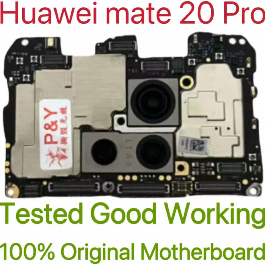 Global Version Original Unlocked Motherboard for Huawei Mate 20 Pro Tested Circuit Plate Main Logic Board for Huawei Mate 20 Pro