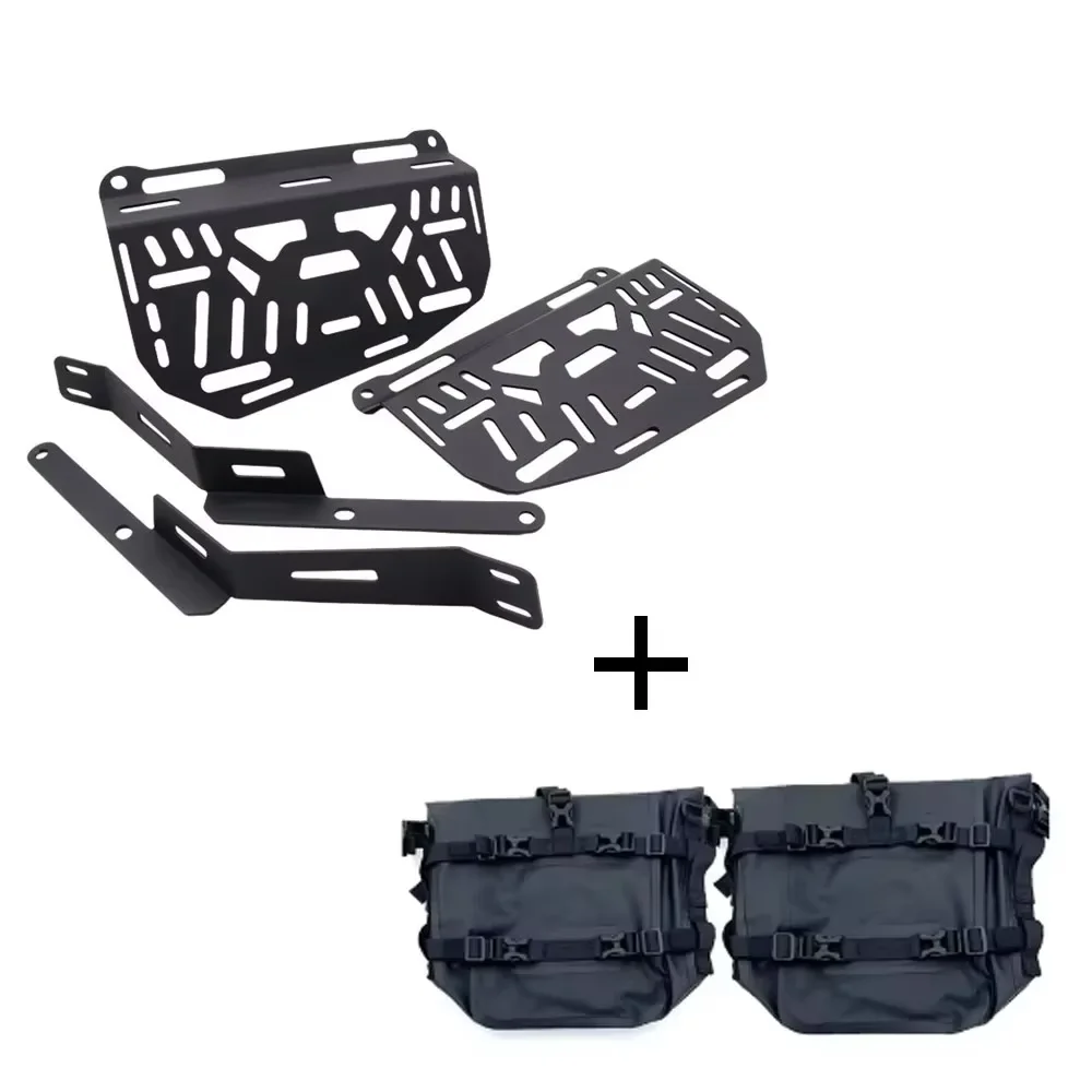 For KOVE 800 800X Luggage Rack Side Pocket Brackets Side Bag Bracket Side Luggage Carrier Mount Holder luggage rack side bag