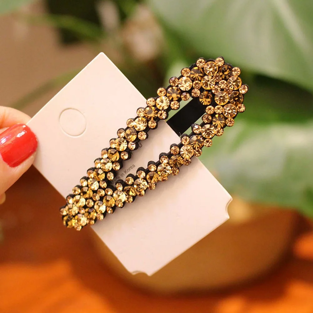 

3 шт., заколка для волос со стразами, декоративные зажимы, милые заколки, модные заколки для кристаллов, элегантная заколка для волос с блестками