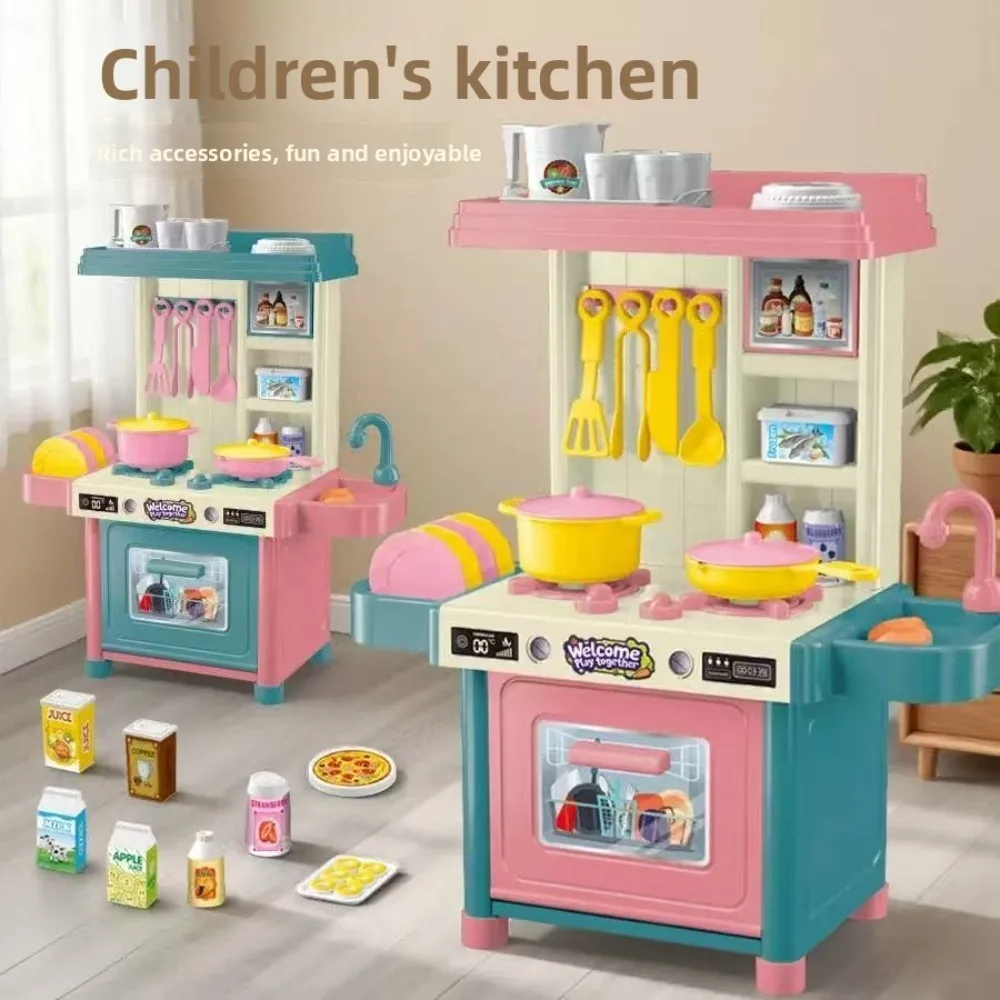 Mini Kitchen Cooking Toy Set: Parent Child Interactive Education Toy, All Accessories Random
