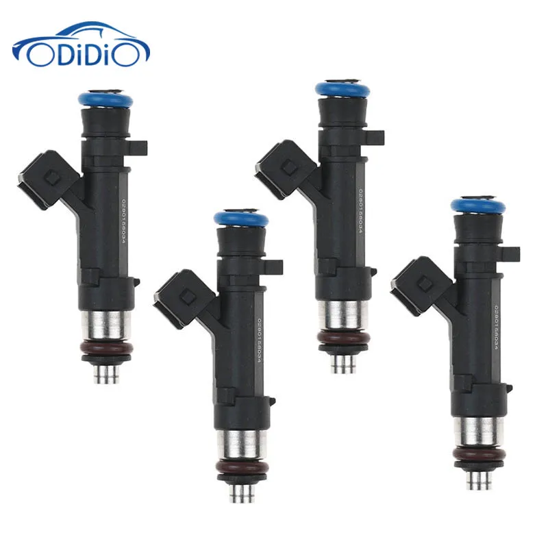 1/4 pcs 0280158034 Fuel Injectors Nozzle For Renault- Kangoo Logan Sandero Dacia Lodgy Dokker Logan Sandero 1.4 1.6
