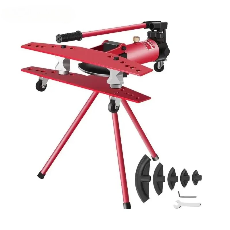 

SWG-2Integral Hydraulic Pipe Bender 16Ton Manual Copper Steel Tube Bending Tool 1/2in-2in W/5Dies Kit for Plumbing Work