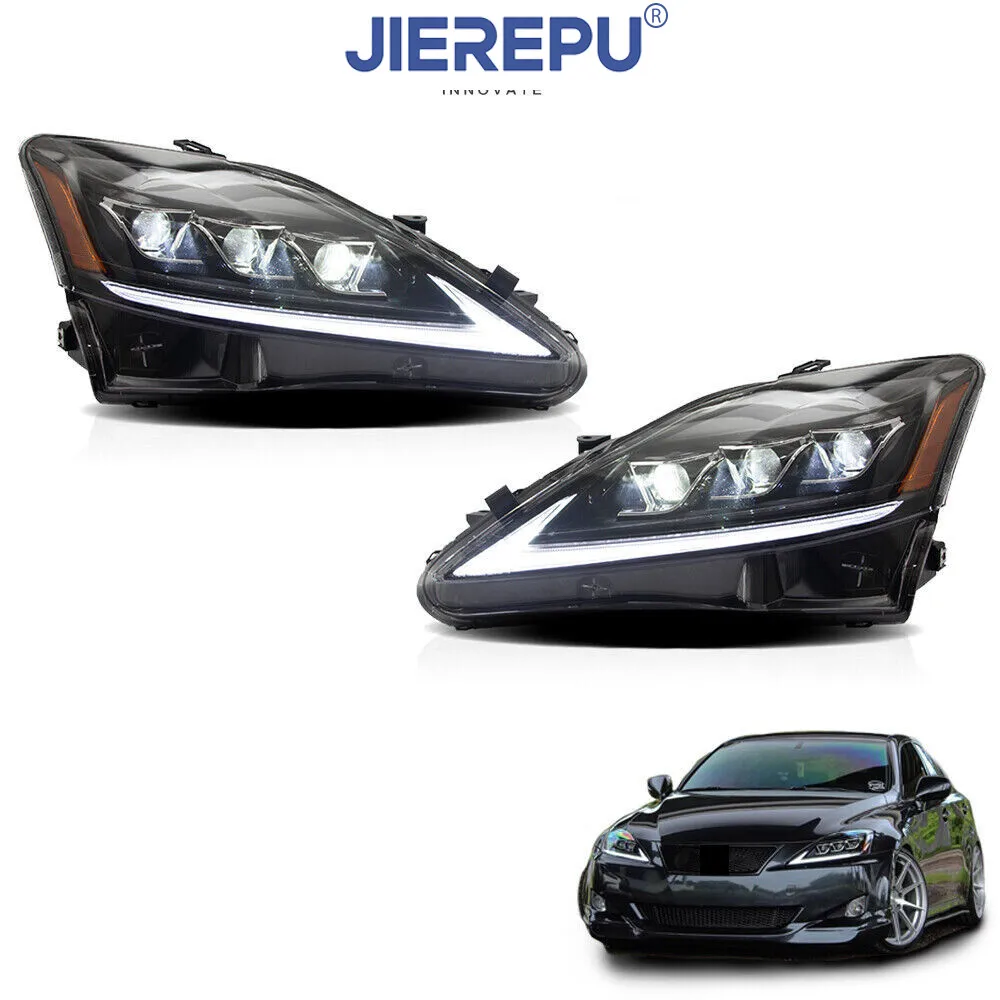 

1 пара светодиодных фар указателя поворота для Lexus IS 250 350 ISF 2006-2013 гг., передние фары в сборе
