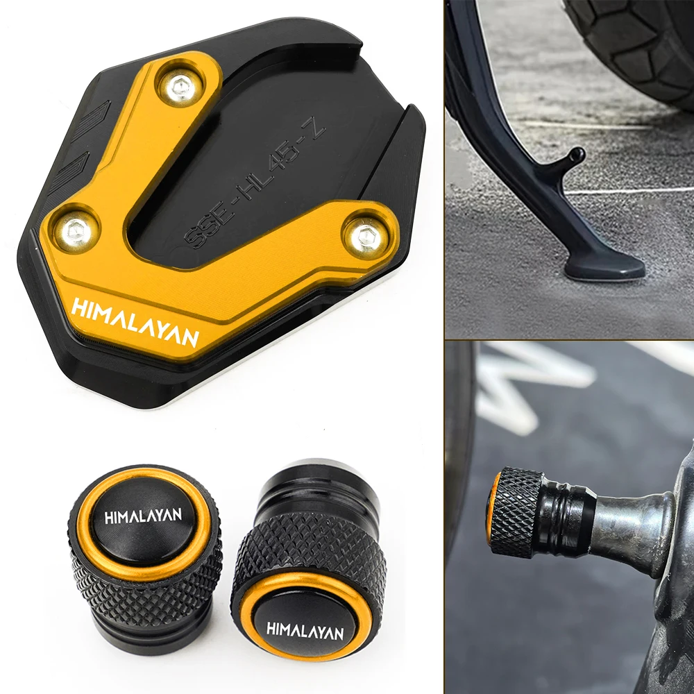 

Для Royal Enfield Himalayan 450 2024 2025 2026 мотоциклетная подставка для ног с ЧПУ, боковая подставка, увеличенные колпачки клапанов