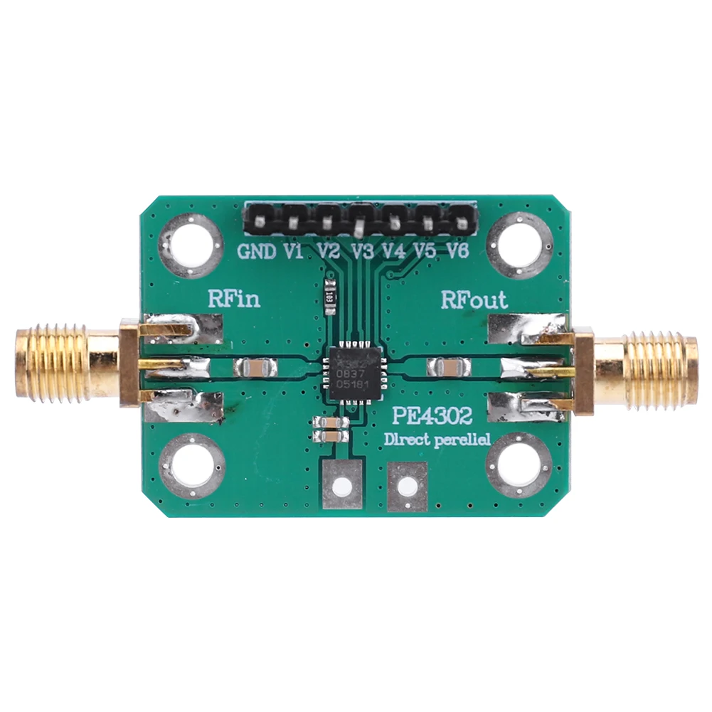 PE4302 CNC Attenuator Module Parallel Immediate Mode Numerical Control RF Attenuator Board 1MHz-4GHz DC 5V 0 To 31.5dB