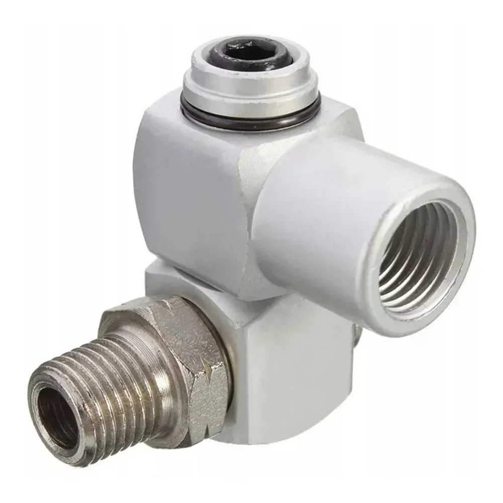 

1/4 Inch Swivel Fitting 360 Degree Swivel Connector 360 Degree Rotation Enhances Flexibility High-Quality Aluminum