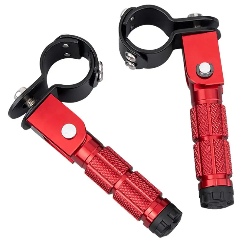 Motocicleta Assento Traseiro Rearset Footests, Pé Resto Pegs, Moto Apoios, Footpegs traseiros, Conjunto de Rosca Pedais, 2pcs