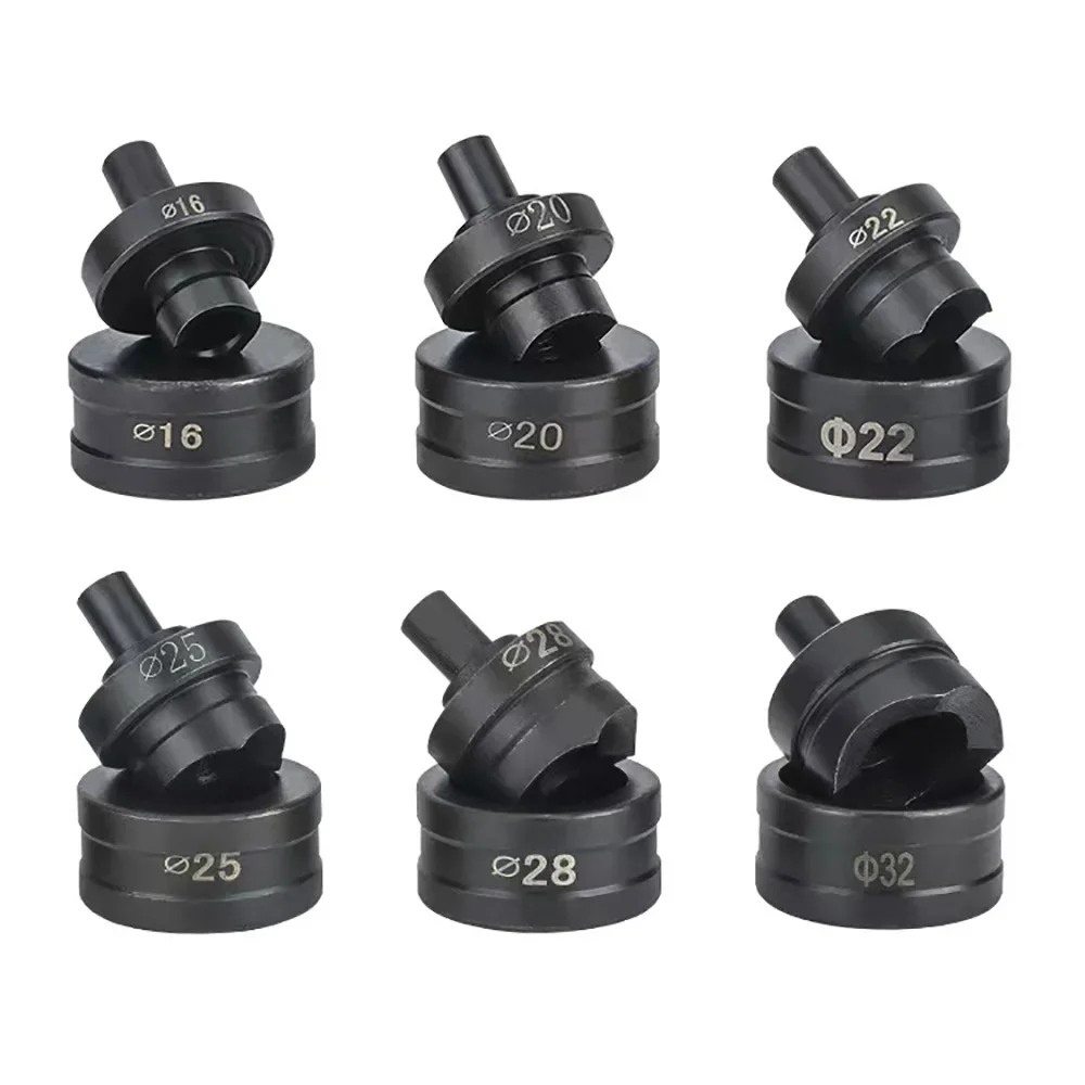 6-35mm for High-Quality Round Die Accessories for SYD-25/SYD-25F & SYD-32/SYD-32F Bridge Manual Hydraulic Hole Punchers