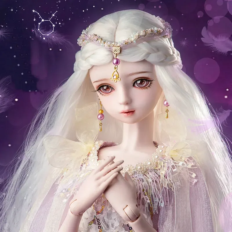 

60cm Taurus Bjd 1/3 Dolls Full Set Large Handmade 12 Constellations Goddess Ball-Jointed Doll Girls Toys Birthday Gift