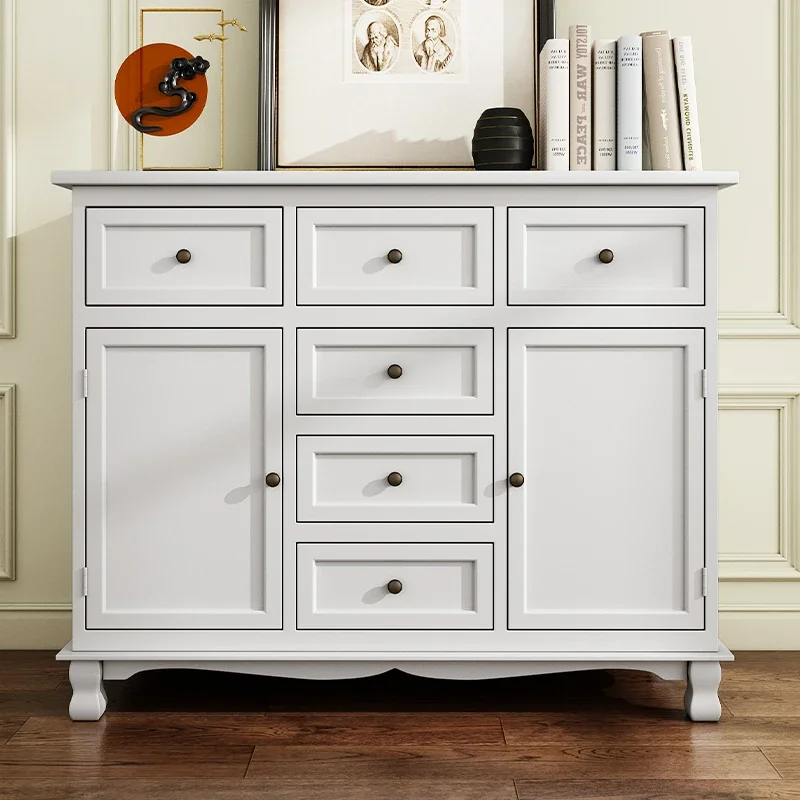 Drawers, solid wood American lockers, small cabinets, living rooms, bedroom drawers, wide lockers, household cutlery cabinets