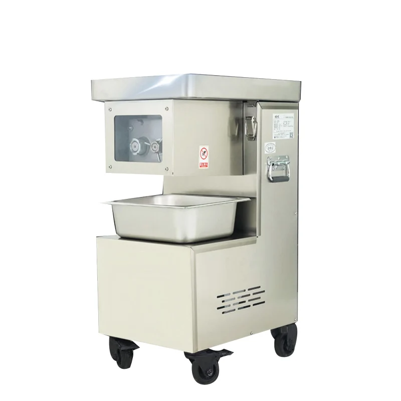 High Power Automatic Fresh Meat Cutting Machine For Canteen Meat Slicer