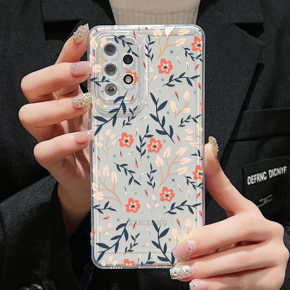 Cherry Case For Samsung A54 A53 A52 A55 A51 A35 A34 A33 A32 A21S A15 A14 A13 A12 Cases Galaxy S22 S23 Ultra S24 S21 Plus S20 FE image 5