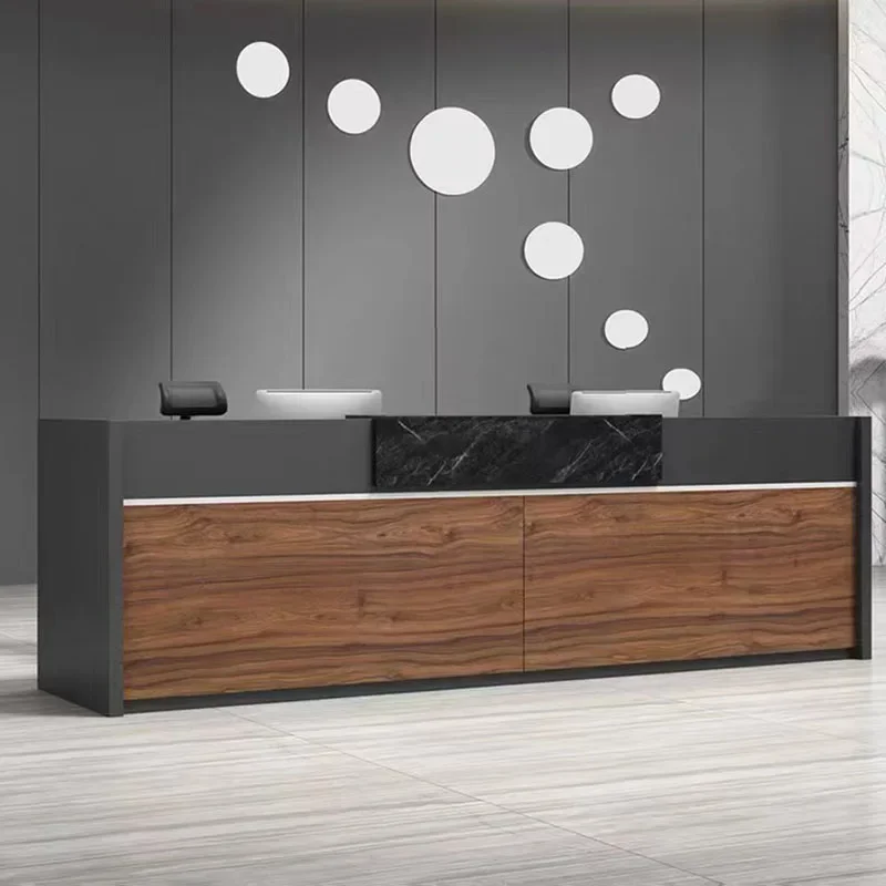 مكتب التجميل منبر منصة مشروبات متجر الاستقبال التجزئة Pulpitos صالون الشعر مكافحة تسجيل الأثاث الحديث Mostrador الفريد #3